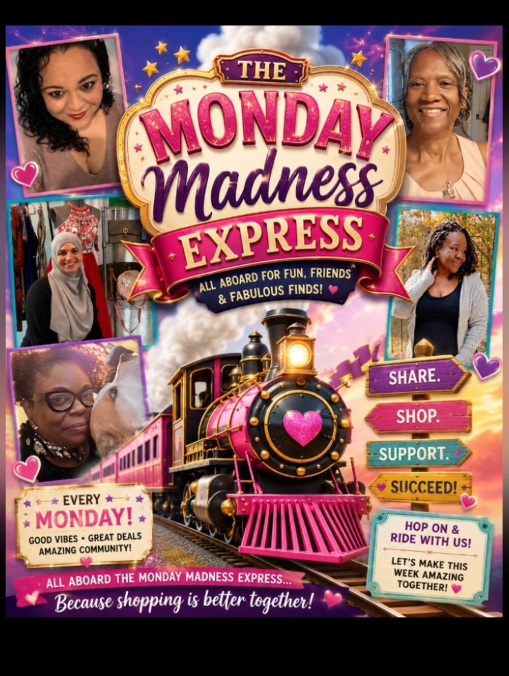 The Monday Madness Express!!!        Station Butterfly_1097 2 PM - 5 PM EST